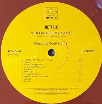 LP Scott Bomar: Dolemite Is My Name (Music From The Netflix Film) CLR 571165