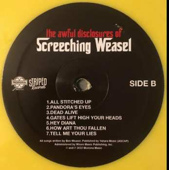 LP Screeching Weasel: The Awful Disclosures Of Screeching Weasel  CLR | LTD 660755