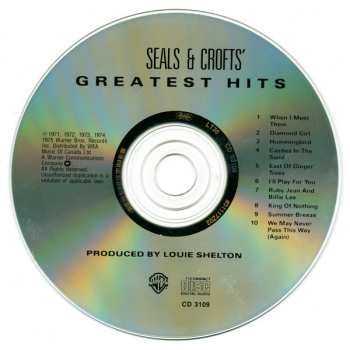 CD Seals & Crofts: Seals & Crofts' Greatest Hits 611131