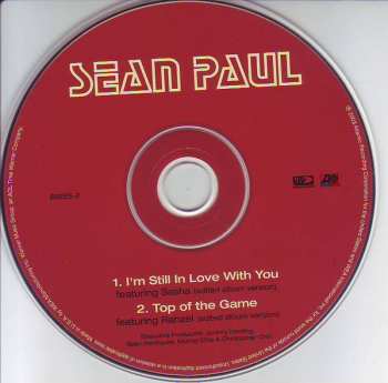 CD Sean Paul: I'm Still In Love With You 654492