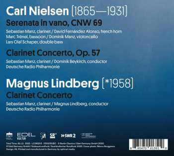 CD Carl Nielsen: Clarinet Concertos 557006