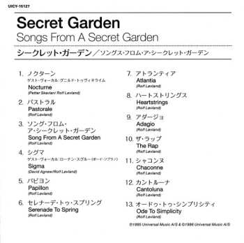 CD Secret Garden: Songs From A Secret Garden 666218