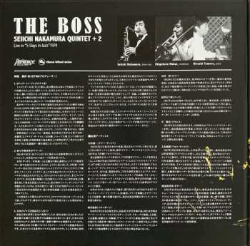 LP Seiichi Nakamura Quintet: The Boss - Live In "5 Days In Jazz" 1974 80569