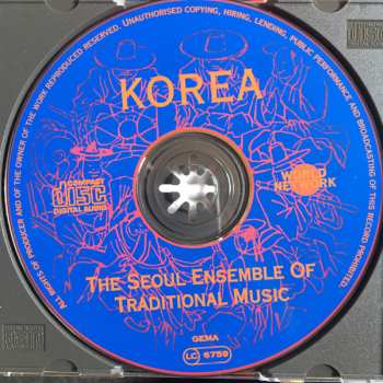 CD The Seoul Ensemble Of Traditional Music: Korea 627381