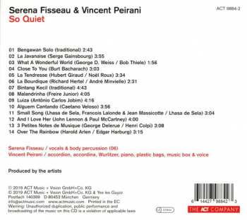 CD Vincent Peirani: So Quiet DIGI 33260