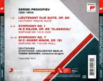 CD Sergei Prokofiev: Lieutenant Kijé Suite, Symphonies Nos. 1 & 7 514240