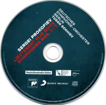 CD Sergei Prokofiev: Lieutenant Kijé Suite, Symphonies Nos. 1 & 7 514240