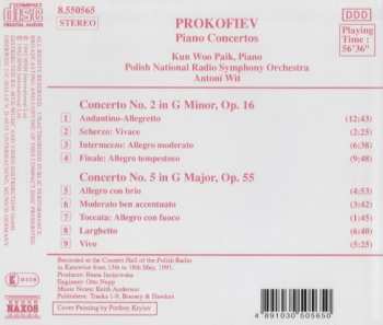 CD Sergei Prokofiev: Piano Concertos No.2, Op.16 - No.5, Op.55 345673