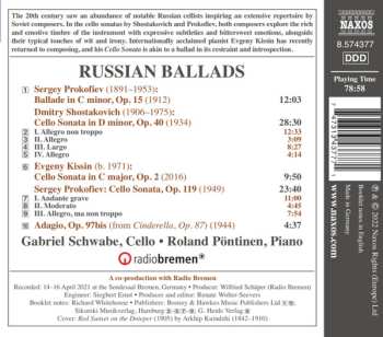 CD Sergei Prokofiev: Russian Ballads 586996