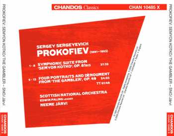 CD Sergei Prokofiev: Four Portraits from 'The Gambler' / Suite from 'Semyon Kotko' 349264