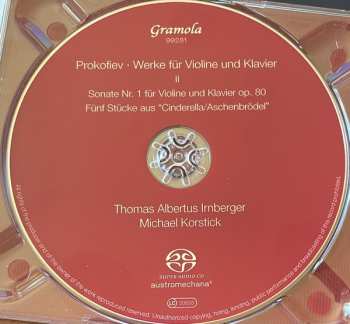 2SACD Sergei Prokofiev: Werke Für Violine Und Klavier 582412