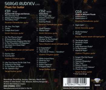 3CD Sergei Rudnev: Music For Guitar 573848