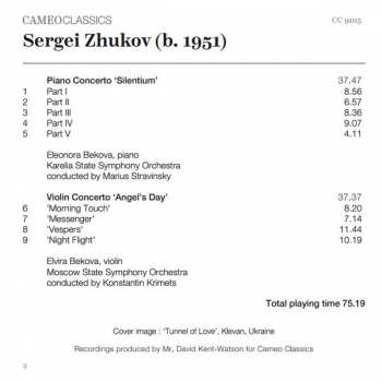 CD Сергей Жуков: Piano Concerto 'Silentium'; Violin Concerto 'Angel's Day' 403486