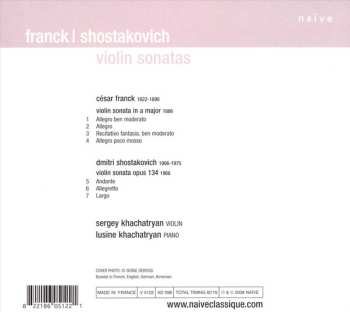 CD Sergey Khachatryan: Violin Sonatas 601759