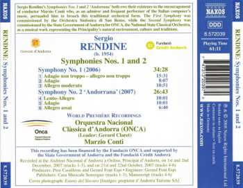 CD Marzio Conti: Symphonies Nos. 1 And 2 'Andorrana' 570134