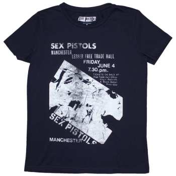 Merch Sex Pistols: Dámské Tričko Manchester Flyer