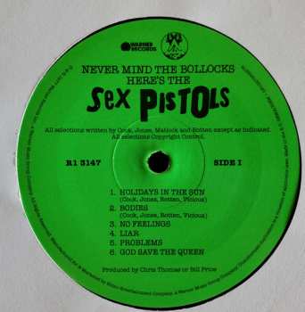 LP Sex Pistols: Never Mind The Bollocks Here's The Sex Pistols 647235