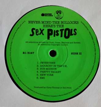 LP Sex Pistols: Never Mind The Bollocks Here's The Sex Pistols 647235