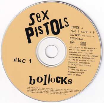 2CD Sex Pistols: Never Mind The Bollocks Here's The Sex Pistols / Spunk 622178