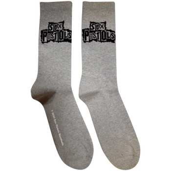 Merch Sex Pistols: Terry Socks Stacked Logo The Sex Pistols