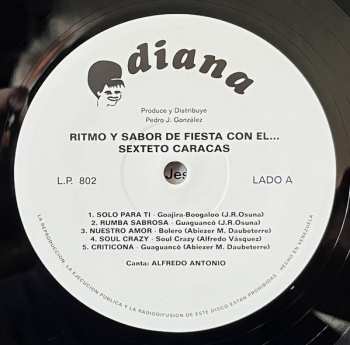 LP Sexteto Caracas: Ritmo Y Sabor De Fiesta Con El... 565582