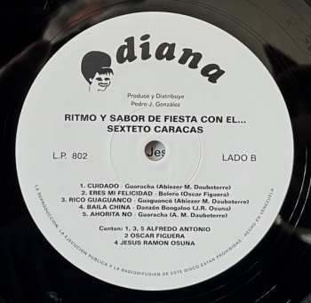 LP Sexteto Caracas: Ritmo Y Sabor De Fiesta Con El... 565582