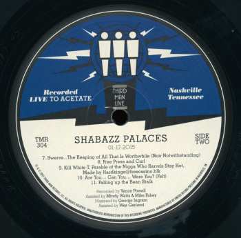 LP Shabazz Palaces: Shabazz Palaces Live at Third Man Records 594256