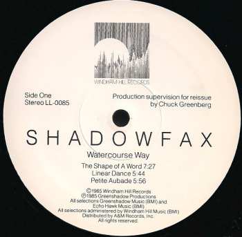 LP Shadowfax: Watercourse Way 523749