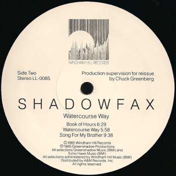 LP Shadowfax: Watercourse Way 523749