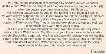 LP Shadowfax: Watercourse Way 523749