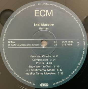 LP Shai Maestro: Human 71223