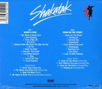 2CD Shakatak: Manic & Cool / Down On The Street 591431