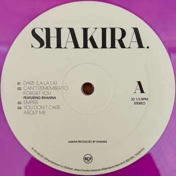 2LP Shakira: Shakira. CLR 626283