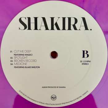 2LP Shakira: Shakira. CLR 626283