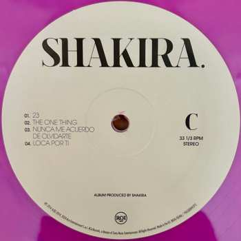 2LP Shakira: Shakira. CLR 626283