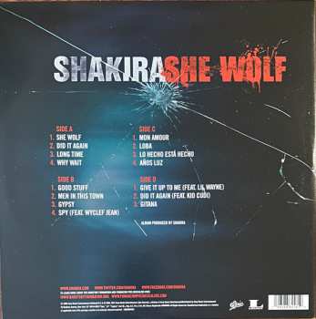 2LP Shakira: She Wolf CLR 627639