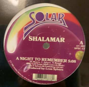 LP Shalamar: A Night To Remember / Make That Move CLR 651775