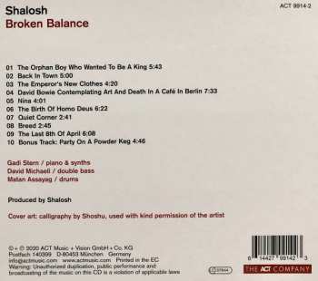 CD Shalosh: Broken Balance 116734