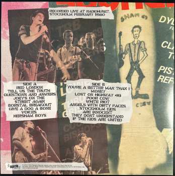 LP Sham 69: Skinheads Are Magic Live At RadioHuset Stockholm February 1980 CLR | LTD 605084