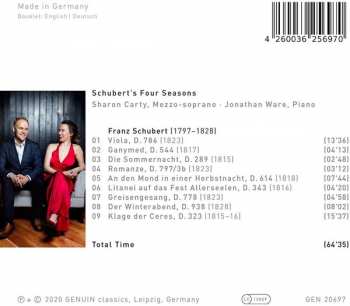 CD Jonathan Ware: Schubert's Four Seasons 437202