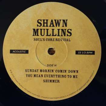 4LP Shawn Mullins: Soul's Core Revival 607637