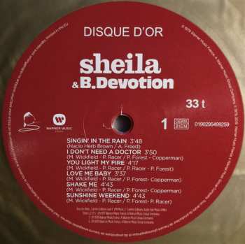 LP Sheila & B. Devotion: Disque D'Or LTD | CLR 240882