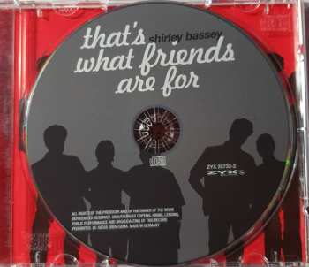 CD Shirley Bassey: That's What Friends Are For 549594