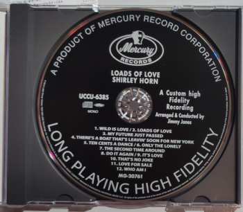 CD Shirley Horn: Loads Of Love 604841