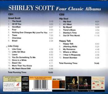 2CD Shirley Scott: Four Classic Albums: Great Scott / Like Cozy / Hip Soul / Happy Talk 552329