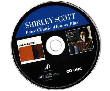 2CD Shirley Scott: Four Classic Albums: Great Scott / Like Cozy / Hip Soul / Happy Talk 552329