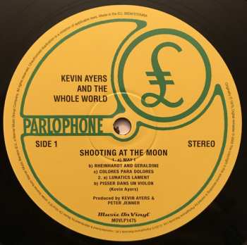 LP Kevin Ayers And The Whole World: Shooting At The Moon 32406