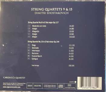 CD Dmitri Shostakovich: String Quartets 9 & 15 608542