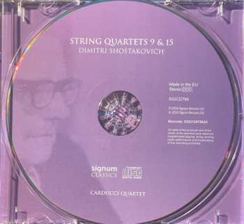 CD Dmitri Shostakovich: String Quartets 9 & 15 608542