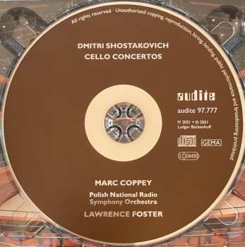 CD Dmitri Shostakovich: Cello Concertos 561826